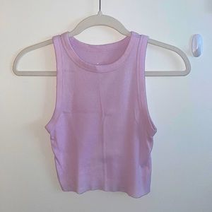 Target Purple Tank Top - Cropped